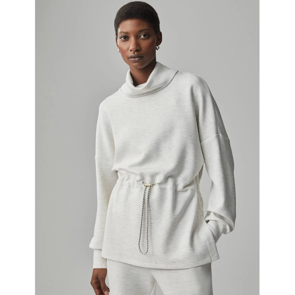 Anthropologie Varley Freya Sweat in Ivory Marl